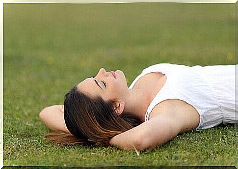 Woman on the meadow