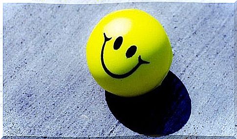 Yellow ball smiling