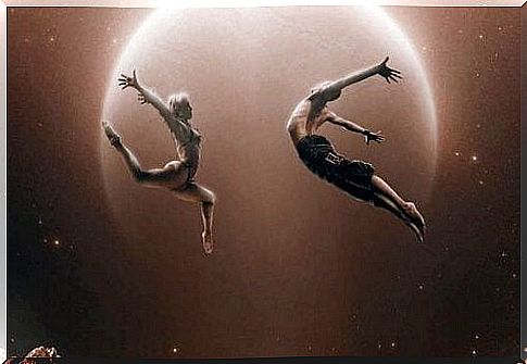 dancers and moon