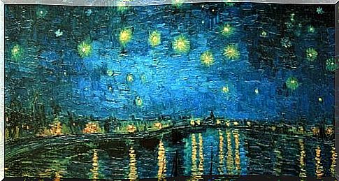 Starry Night Over the Rhone by Van Gogh